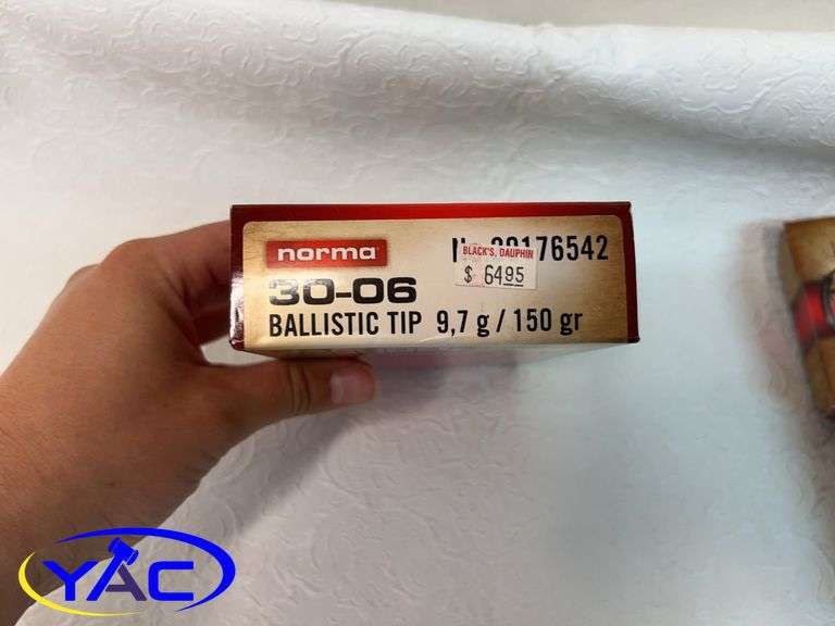 2 - BOXES OF NORMA .30-.06 150GR. AMMUNITION