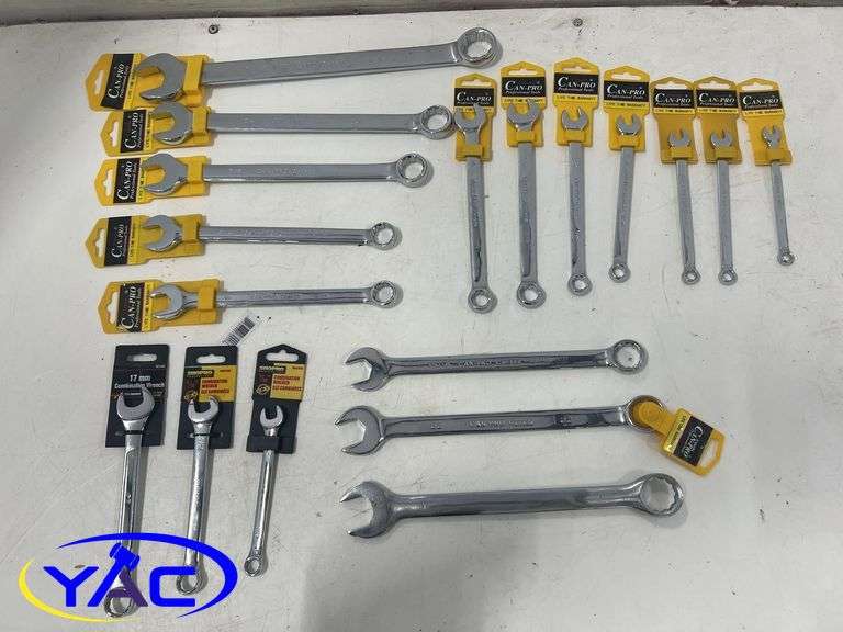 18 Asst. Canpro & Performance Tool Wrenches 1-1/8" Down - 24 down