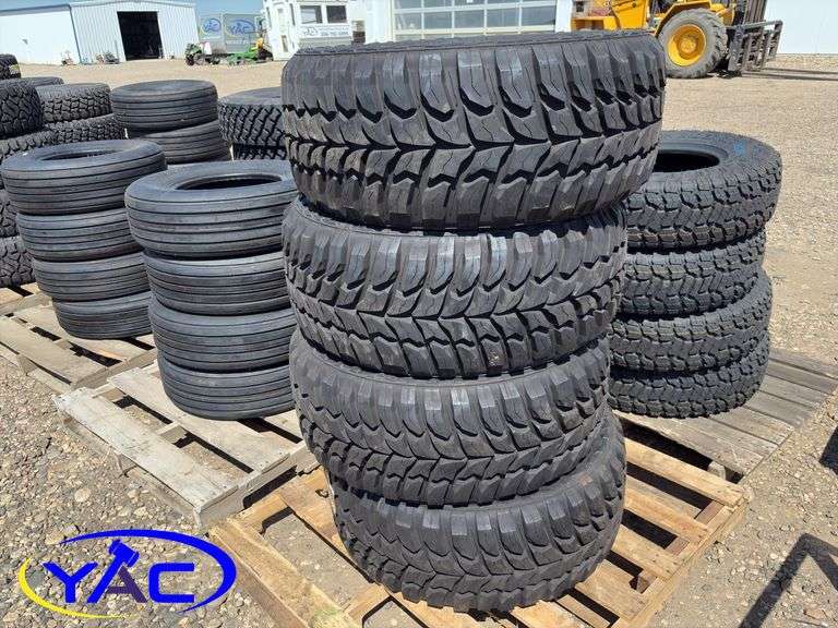 4- 33x12.50R20LT Tires (BIDDER MUST PAY 4X THE BID PRICE)