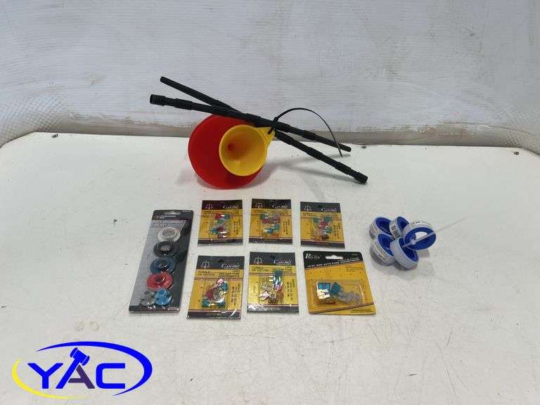 Box Of Misc. Hoses &Car Parts (See Description)