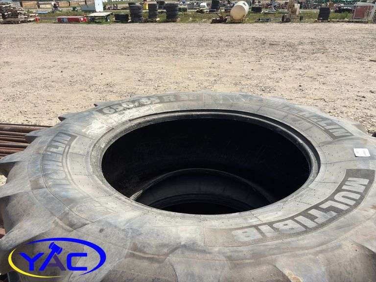 2- Michelin 650/65R38 Radial Tubles Sprayer Tires