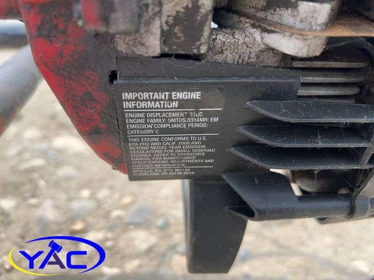 2- Garden Tillers- 1 Runs, 1 Not Running