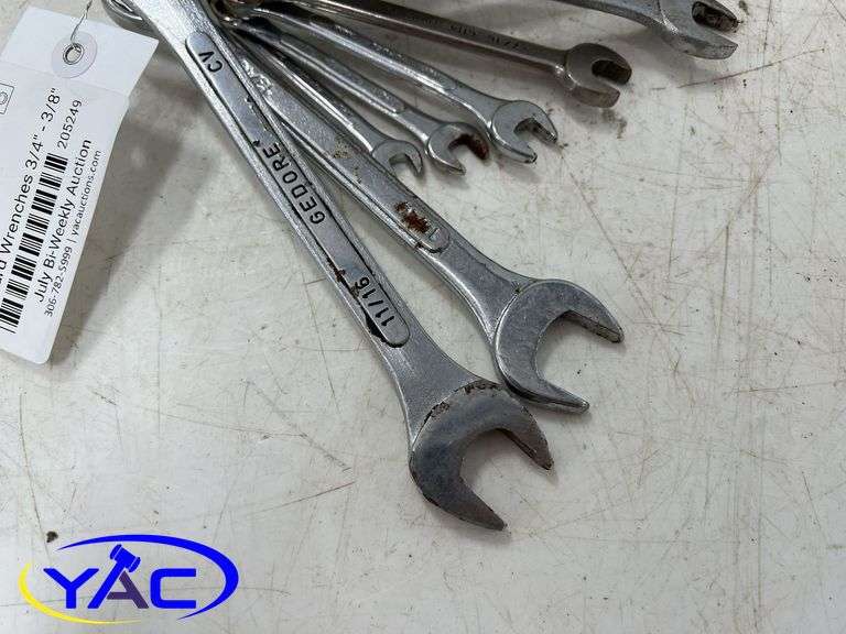Standard Wrenches 3/4" - 3/8"