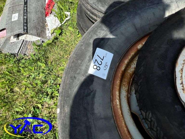Assorted Sizes Of Implement Tires