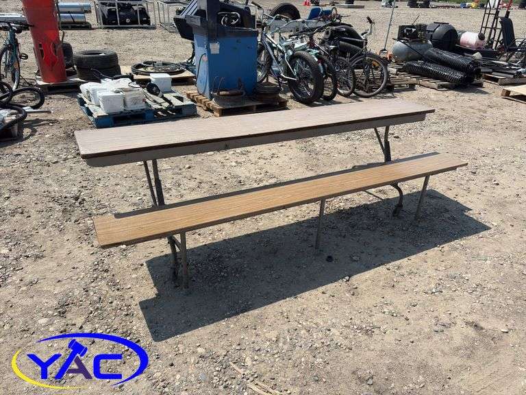 Folding Cafeteria Table On Wheels