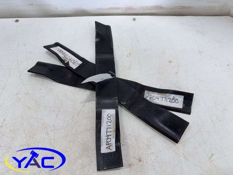 3- Mower Blades For 52" Ariens/ Gravely ZT, XL, X & Ikon X, XL