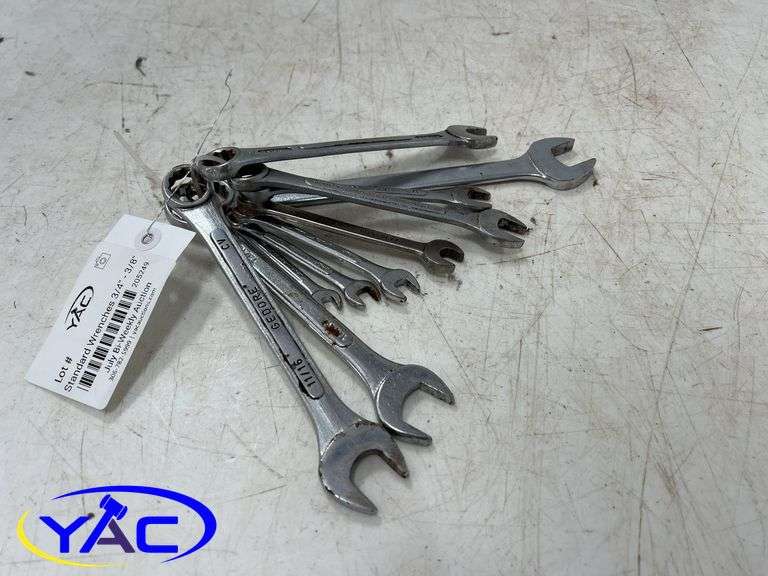 Standard Wrenches 3/4" - 3/8"