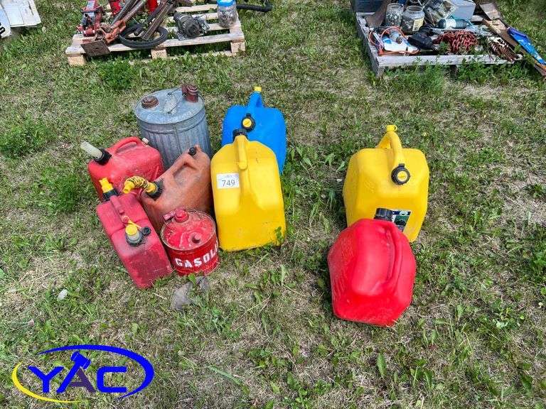 Assorted Fuel Containers