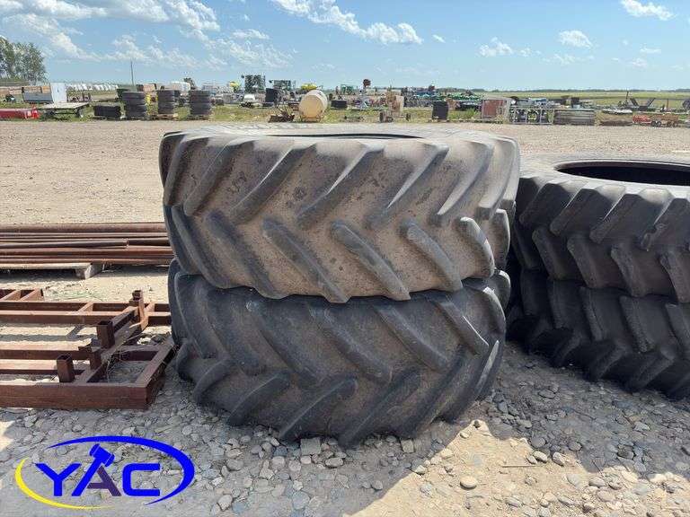 2- Michelin 650/65R38 Radial Tubles Sprayer Tires