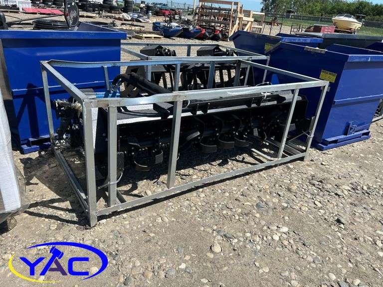 72” Skid Steer Rotary Tiller