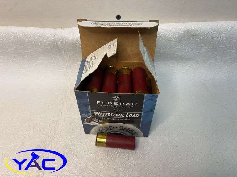 BOX OF 12 GAU. 2-3/4" #2 SHOT FEDERAL AMMUNITION