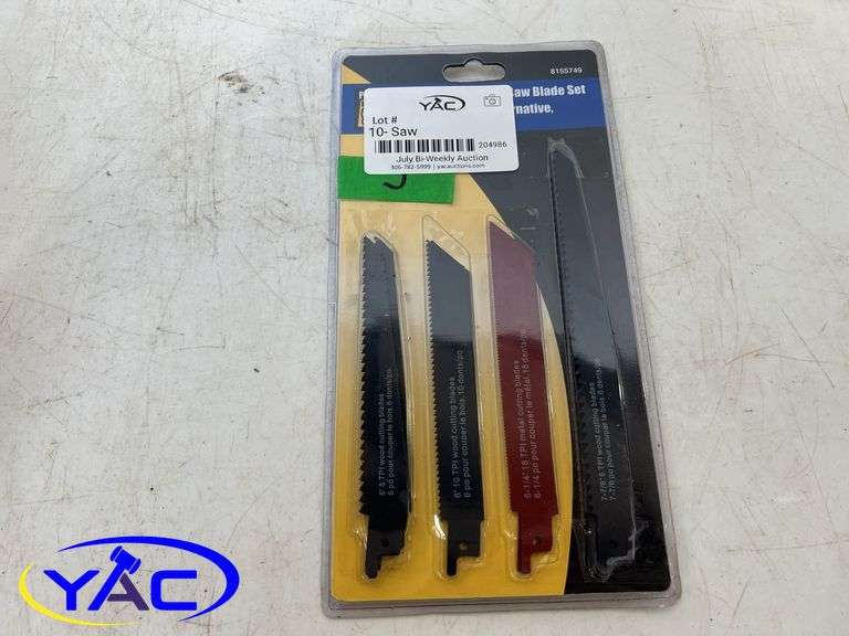 10- Saw Blades Set