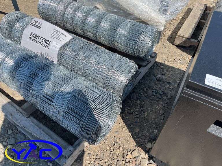 3- Rolls Of Galvanized Fencing (BUYER MUST PAY 3X THE BID PRICE)