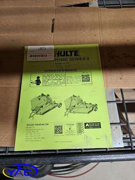 SCHULTE XH1500 SERIES 4 15' MOWER