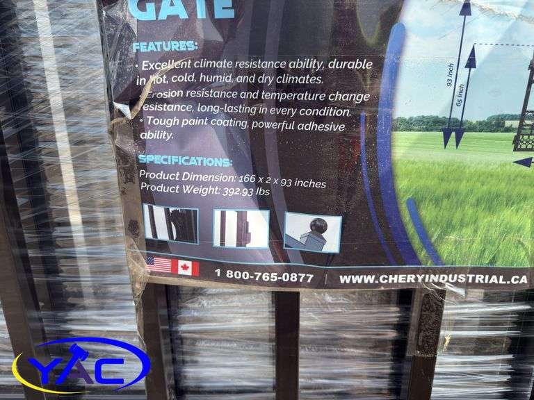 14Ft Bi-Parting Iron Gates