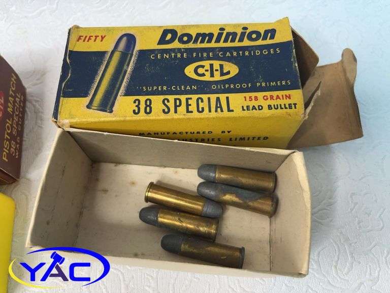 2 - BOXES Of CIL 38 SPECIAL PISTOL AMMUNITION