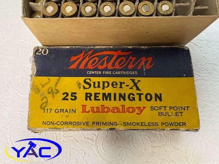 14 ROUNDS SUPER-X 25 REMINGOTON 117GR. AMMUNITION