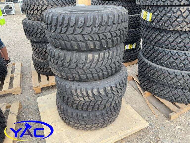 4- 33 x 12.50R18LT Tires (BUYER MUST PAY 4X THE BID PRICE)