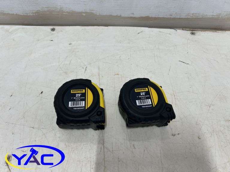 2- 25' Measuring Tape, 5-8x80mm Snap Hooks