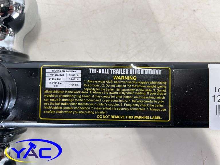 Tri-Ball Trailer Hitch Mount