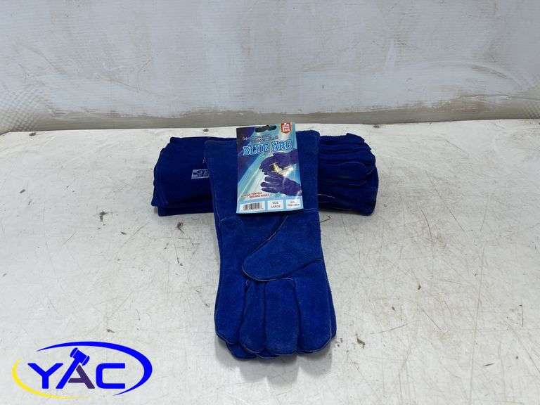 4 Pack Large Work Safe Heavy Duty Welding Gloves