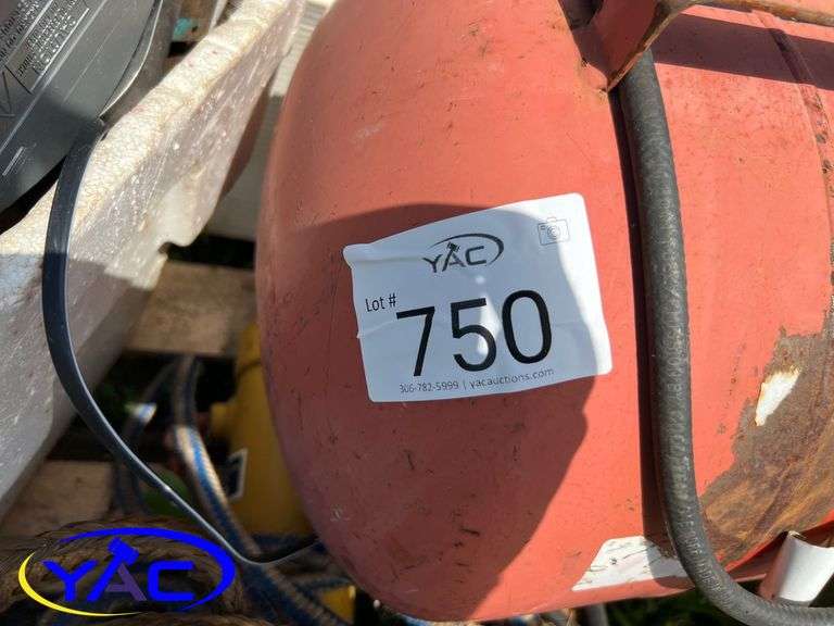 Pallet W/ Funnels, Air Tank, Misc. Shop Items