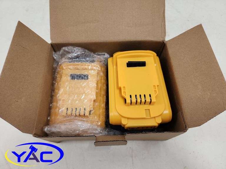 2- DeWalt 20V Replacement Lithium Ion 8AH Batteries