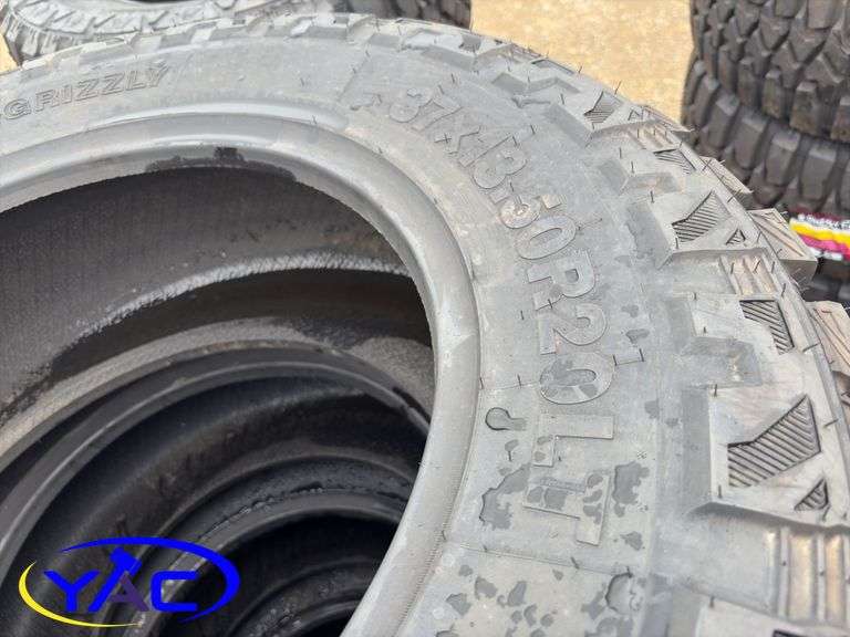 4- 37x13.50R20LT Tires (BIDDER MUST PAY 4X THE BID PRICE)