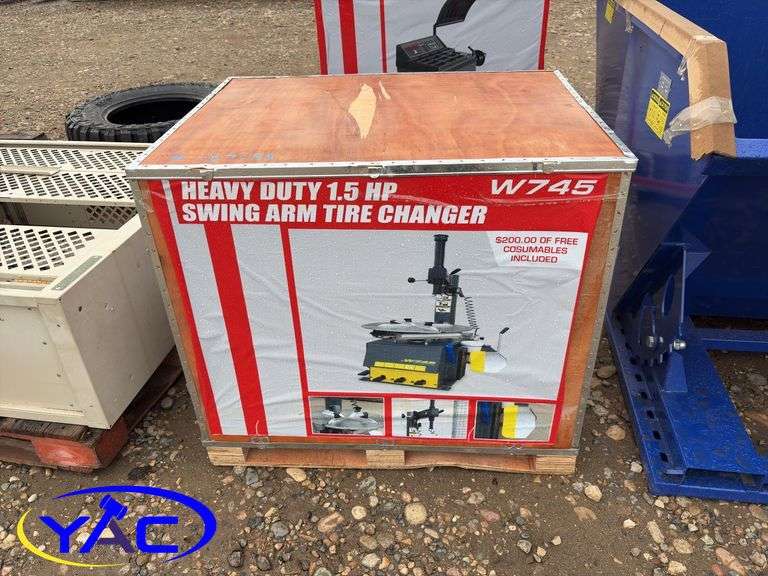 Heavy Duty 1.5 HP Swing Arm Tire Changer