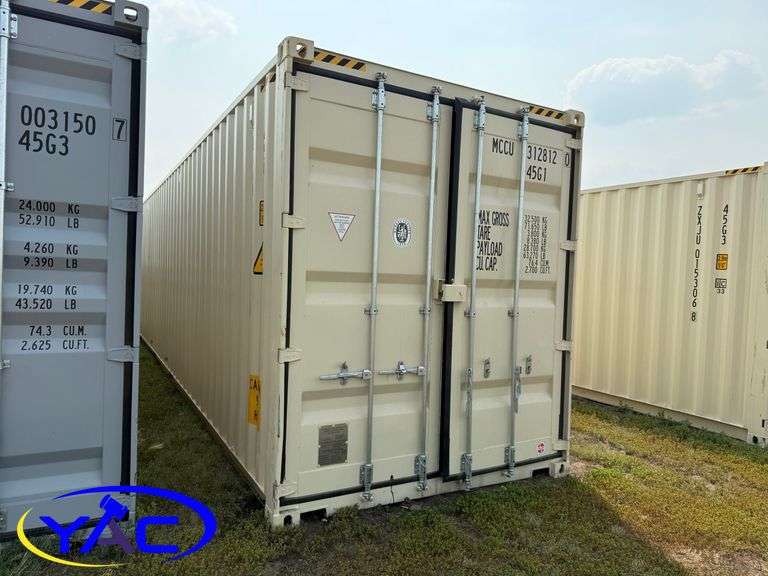 40’ High Cube Sea Container (Contents Not Included)
