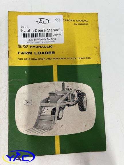 4- John Deere Manuals