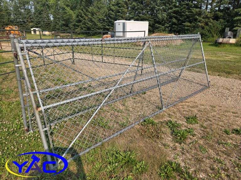 2- Chain Link Gates