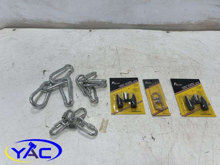 Snap & Screw Together Hooks, Swivel & Animal Warning