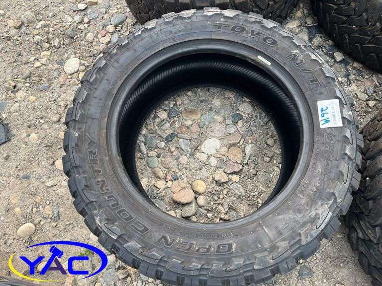 4- Toyo Open Country Mud Terrains 33x12.5R20 Tires