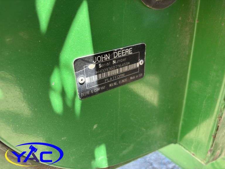 JOHN DEERE 936D 36' DRAPER HEADER
