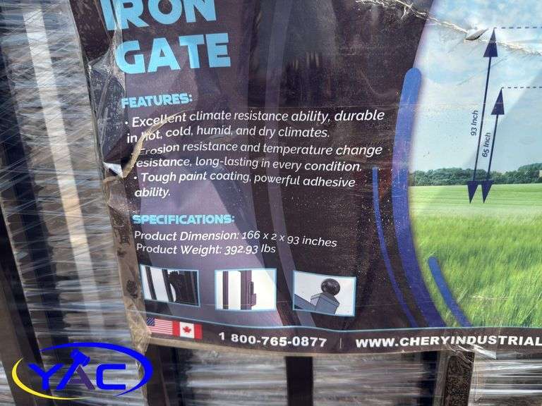 14Ft Bi- Parting Iron Gates