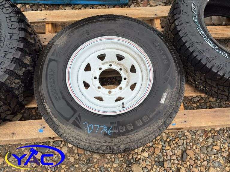 235/80R16 Tire On Rim
