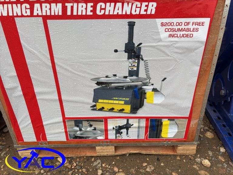 Heavy Duty 1.5 HP Swing Arm Tire Changer