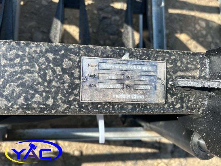 78” Heavy Grass Fork Grapple