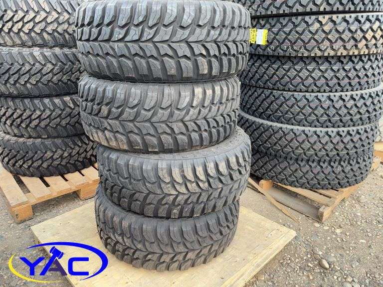 4- 33 x 12.50R18LT Tires (BUYER MUST PAY 4X THE BID PRICE)