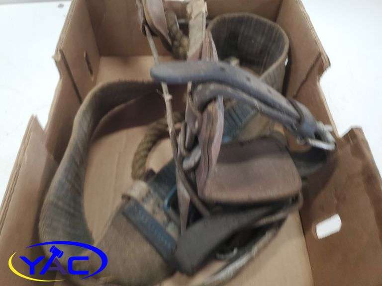 Set Of Pole Climbing Spurs & Belt