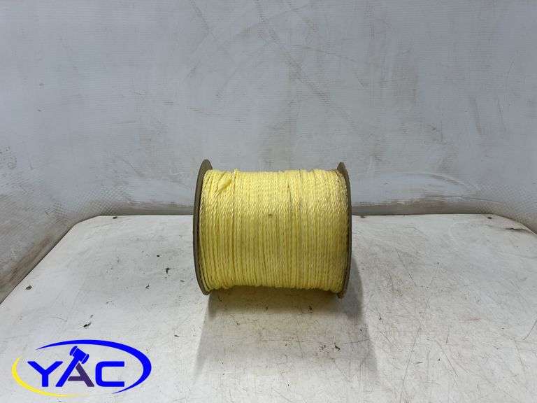 Roll 3/16 x 2125' Yellow Polypro 3 Strand Twist Rope
