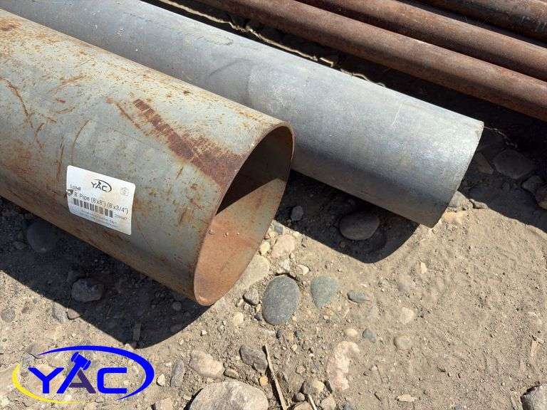 2- 8' Pipe (8'x8") (8'x3/4")