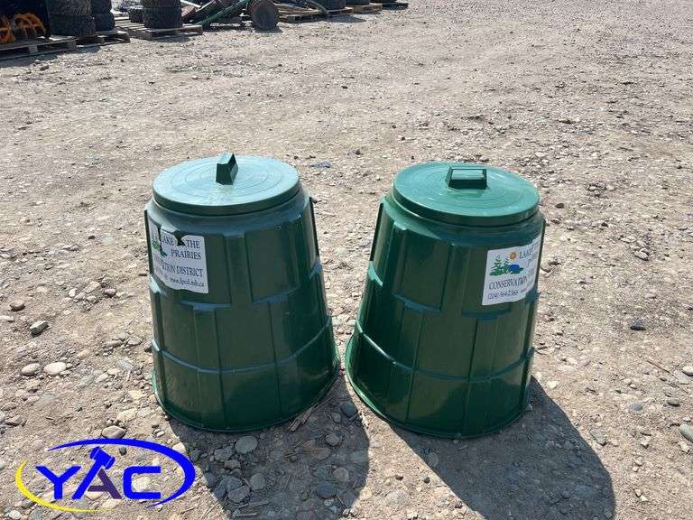2- Round Compost Bins