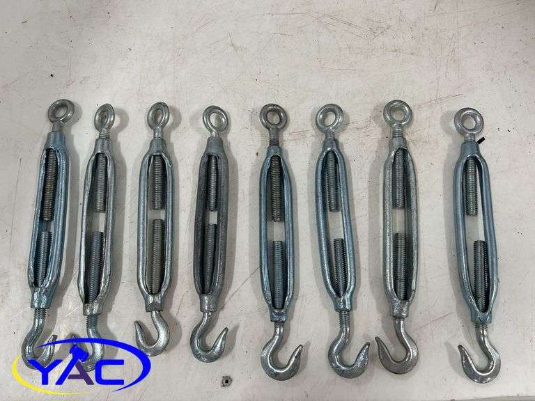 9- 7 1/2" Turn Buckles M8