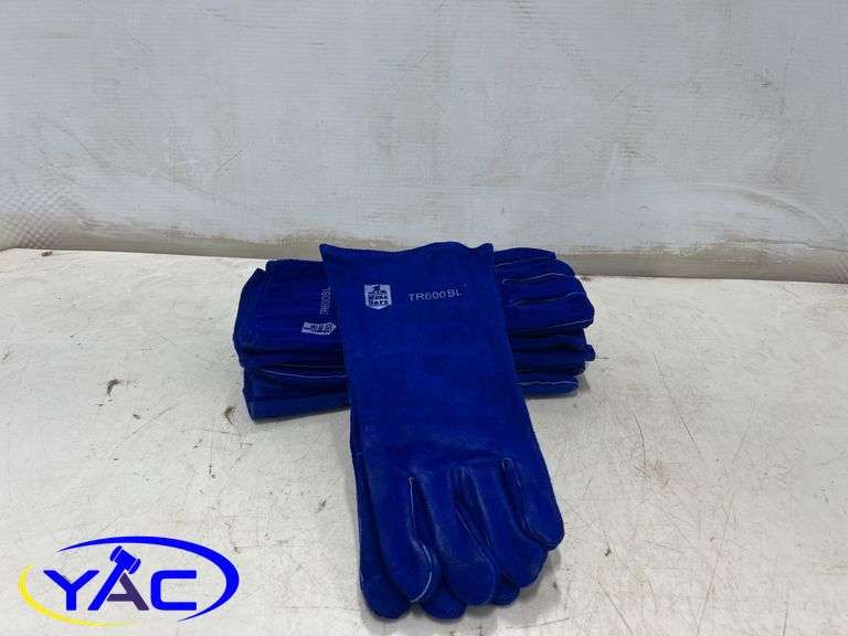 4 Pack Large Work Safe Heavy Duty Welding Gloves