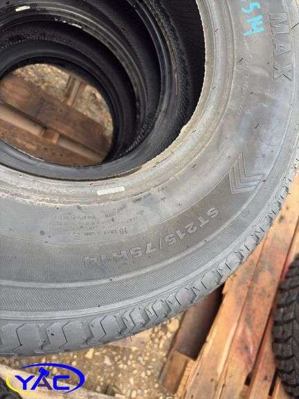 4- ST215/75R15 Tires (BIDDER MUST PAY 4X THE BID PRICE)