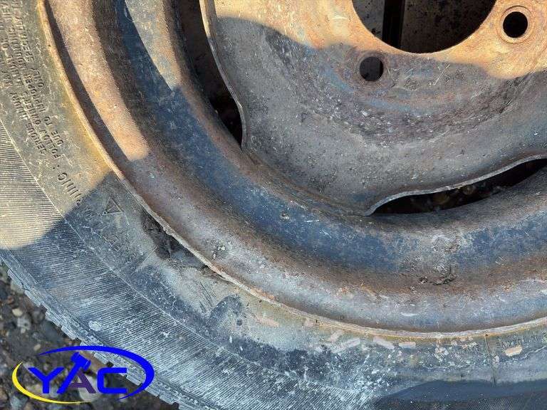 16 -15" Concord Packer Tires (Rims Only - Tires Cracked & Weathered)
