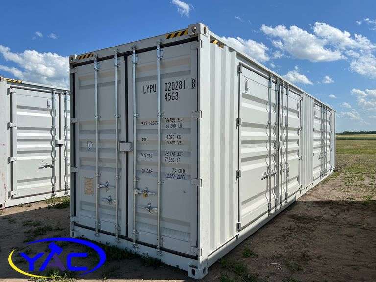 40' High Cube Container W/ 4 Side Doors