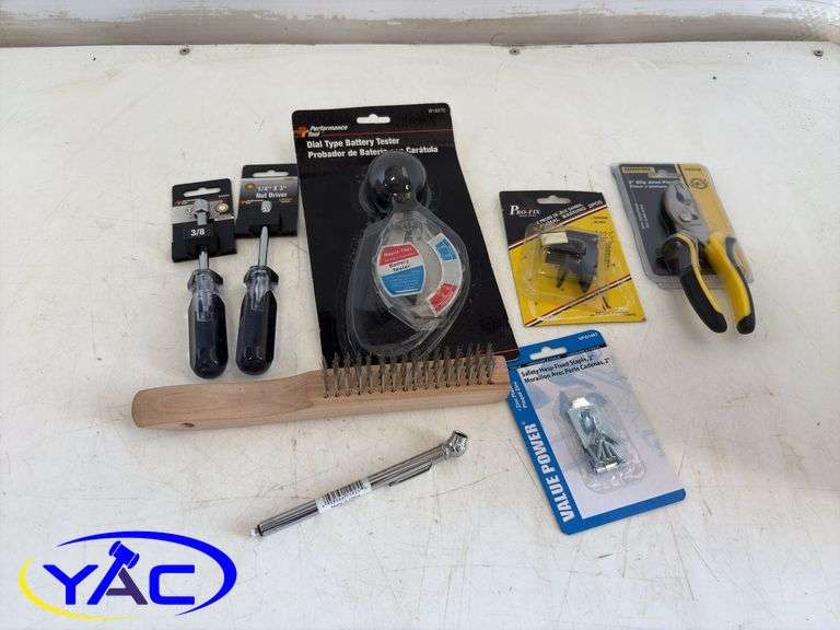 Pliers, Hasp-Fixed Staple, Nut Drivers & Asst. Other
